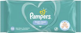 Pampers Pampers Billendoekjes Babydoekjes Fresh Clean Voordeelverpakking - 104 Stuks Pampers Billendoekjes Babydoekjes Fresh Clean - 52 Stuks