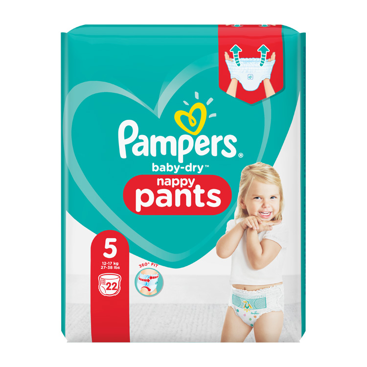 Pampers Broekjes Baby Dry Pants Maat-5 Junior 11-18 Kg Pampers Broekjes Baby Dry Pants Maat-5 Junior 11-18 Kg