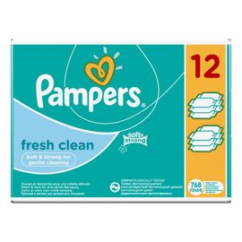 Pampers Pampers Billendoekjes Babydoekjes Fresh Clean Voordeelpack - 768 Stuks