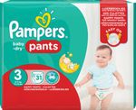 Pampers Broekjes Baby Dry Pants Maat-3 Midi 6-11kg 31-luiers 31stuks thumb