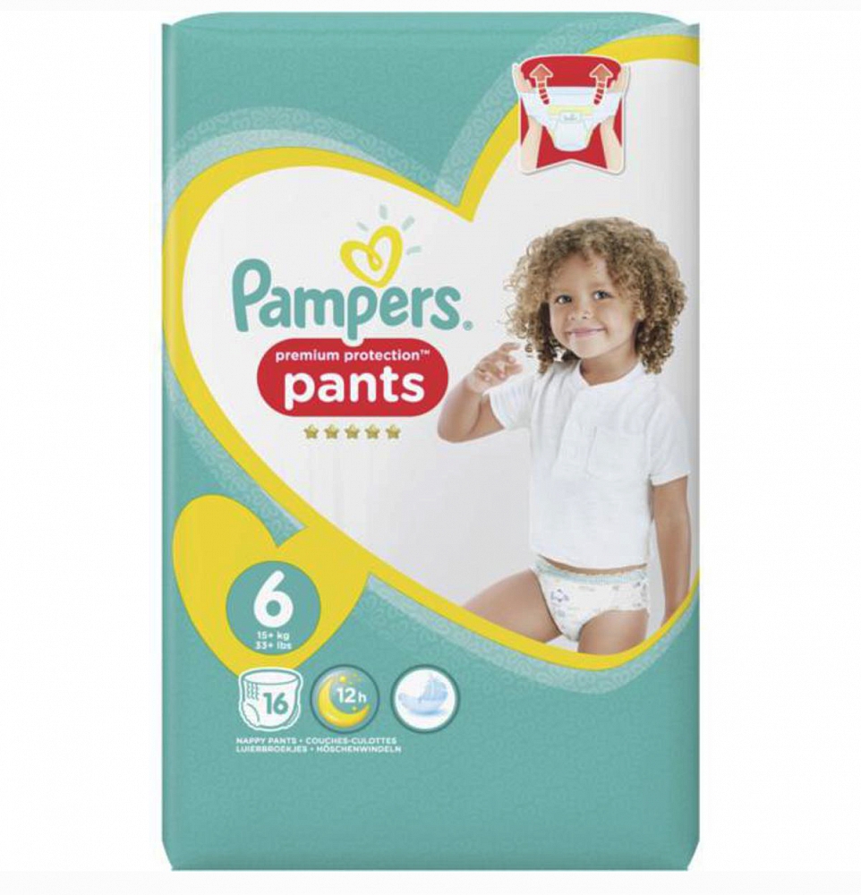 Pampers Premium Protection Pants - Luierbroekjes Maat 6 16-Luiers