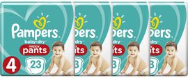 Pampers Pampers Broekjes Baby Dry Pants Maat-4 Maxi 8-14kg Voordeelverpakking 92-Luiers Pampers Broekjes Baby Dry Pants Maat-4 Maxi 8-14kg 23-Luiers