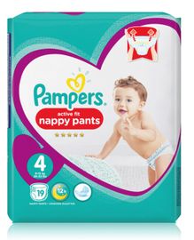 Pampers Pampers Active Fit Nappy pants - Luierbroekjes Maat 4 9-15kg 19-Luiers