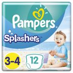 Pampers Splashers Maat 3-4 6-11kg Carrypack Luiers 12-Luiers 12st thumb