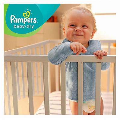 Pampers Luiers Baby Dry Maat-4 Maxi 9-16kg Maandbox 174-luiers Pampers Luiers Baby Dry Maat-4 Maxi 9-16kg Maandbox 174-luiers