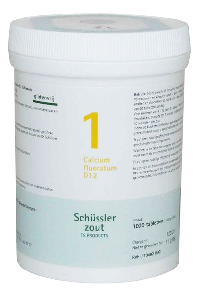 Pfluger Schussler Celzouten Nr. 01 Calcium Fluoratum D12
