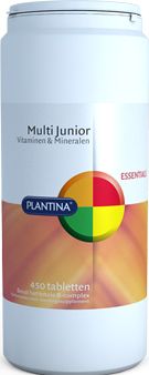 Plantina Multivitamine Junior Tabletten 450tabl