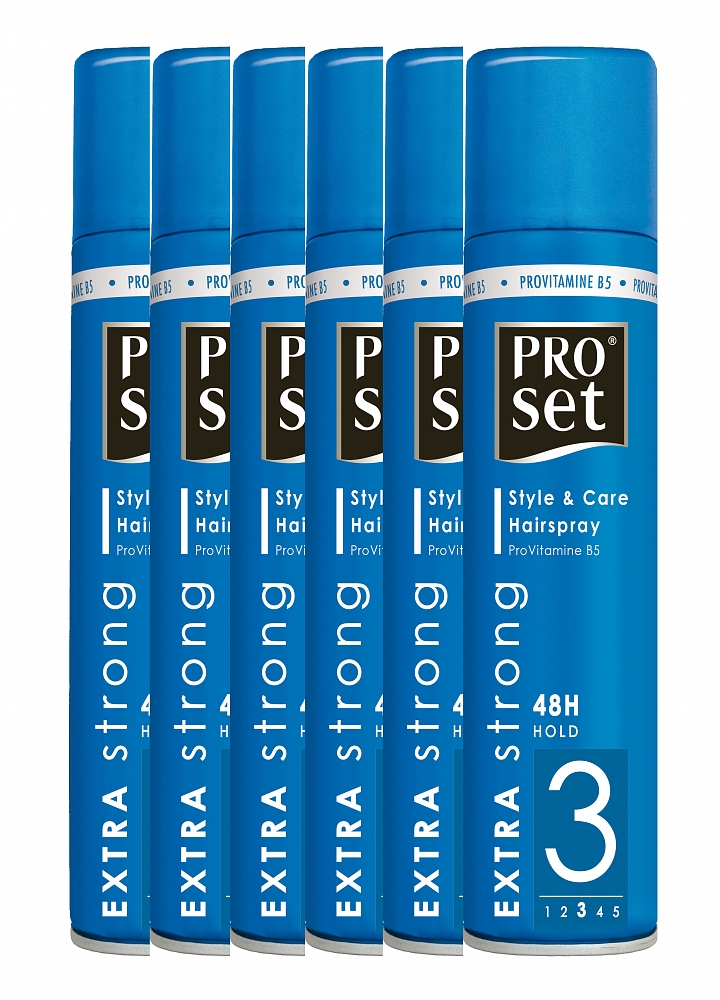 Proset Hairspray Extra Sterk Voordeelverpakking 6x300ml