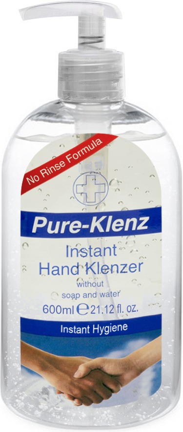 Pure Klenz Instant Handgel 600ml