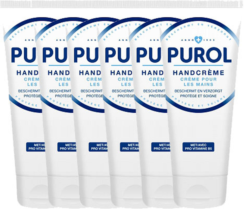 Purol Handcreme Panthenol Tube Voordeelverpakking 6x100ml