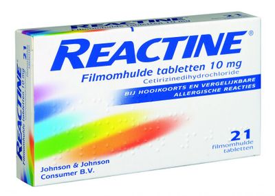 Reactine antihistaminicum 21tabl