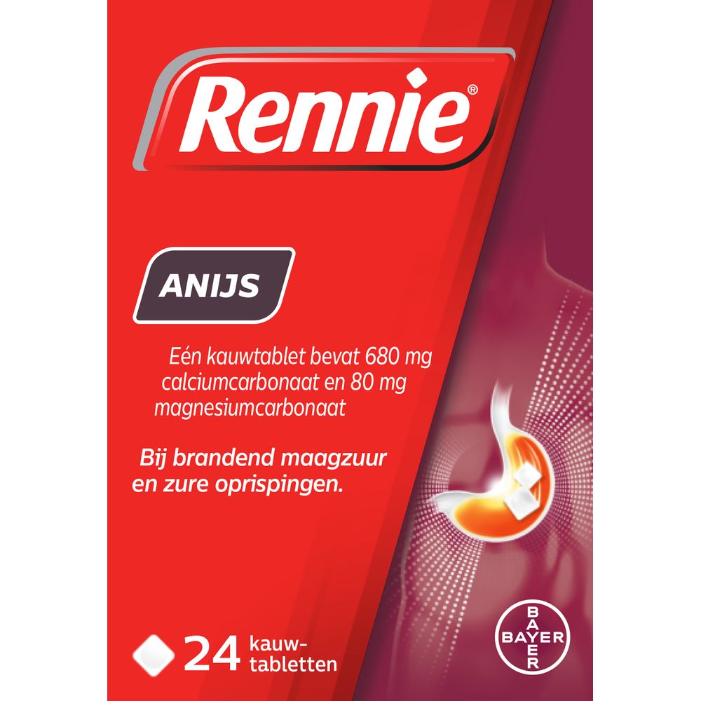 Rennie Kauwtabletten Anijs Rennie Kauwtabletten Anijs