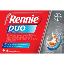 Rennie Rennie Kauwtabletten Duo