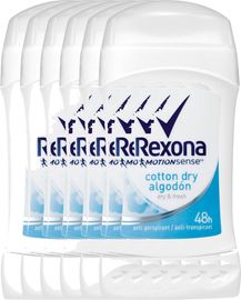 Rexona Rexona Deodorant Stick Women Ultra Dry Cotton Voordeelverpakking Rexona Women Cotton Dry Deodorant Stick