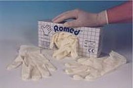 Romed Romed Latex Handschoen Natural Spray Poeder Xl