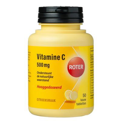 Roter Vitamine C Citroen 500mg Kauwtabletten 50ktabl