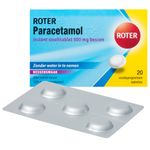 Roter paracetamol instant smelttablet 500 mg bessen 20tabl thumb