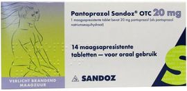 Sandoz Sandoz Pantoprazol otc 20 mg
