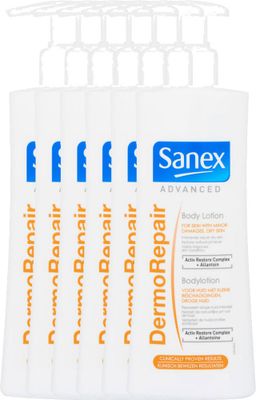 Sanex Bodylotion Advanced Dermo Repair Voordeelverpakking 6x250ml