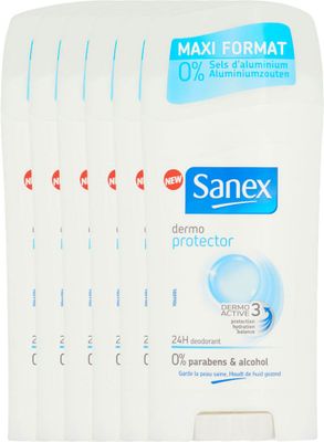 Sanex Deodorant Deostick Protector Voordeelverpakking 6x65ml