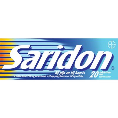 Saridon Pijnstillende Tabletten 20tabl