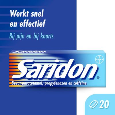 Saridon Pijnstillende Tabletten 20tabl
