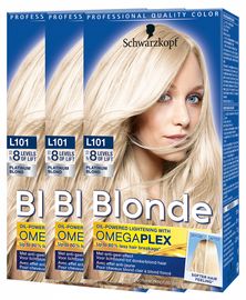 Schwarzkopf Schwarzkopf Blonde L101 Intensive Platinum Blond Voordeelverpakking Schwarzkopf Blonde L101 Intensive Platinum Blond