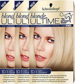 Schwarzkopf Schwarzkopf Blonde Ultime 10-1 Light Cool Blond Voordeelverpakking Schwarzkopf Blonde Ultime 10-1 Light Cool Blond
