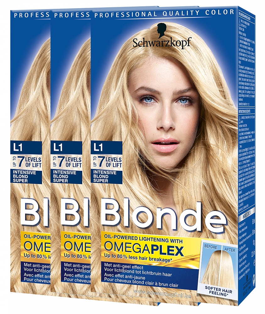 Schwarzkopf Blonde L1 Intensive Blond Super Voordeelverpakking 3x1st