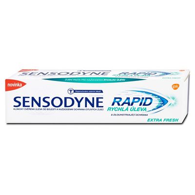 Sensodyne Tandpasta Rapid Extra Fresh Buitenlandse Verpakking 75ml