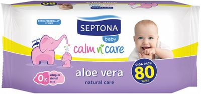 Septona Baby Doekjes Aloe Vera 80stuks