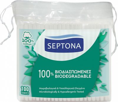 Septona Wattenstaafjes Bio Refill 100stuks