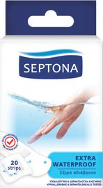 Septona Septona Pleisterstrips Transparant Waterproof Assorti