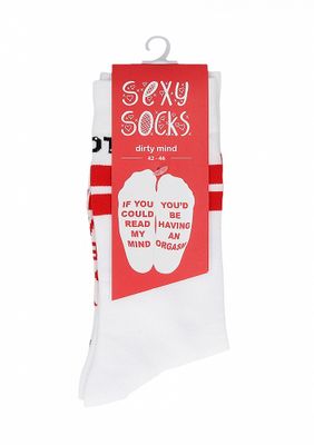 Shots Sexy Socks - Dirty Mind Socks Mt 42-46 1paar