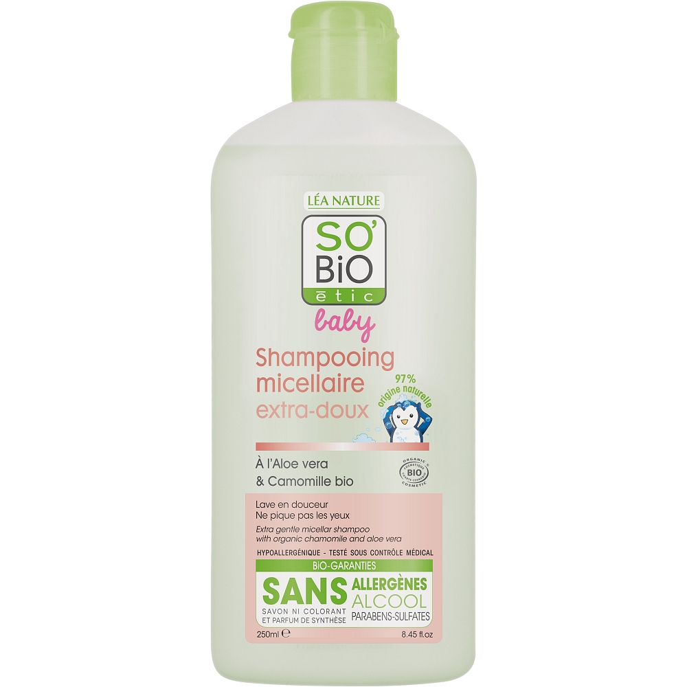 SOBiO etic Baby Extra Gentle Micellair Shampoo 250ml
