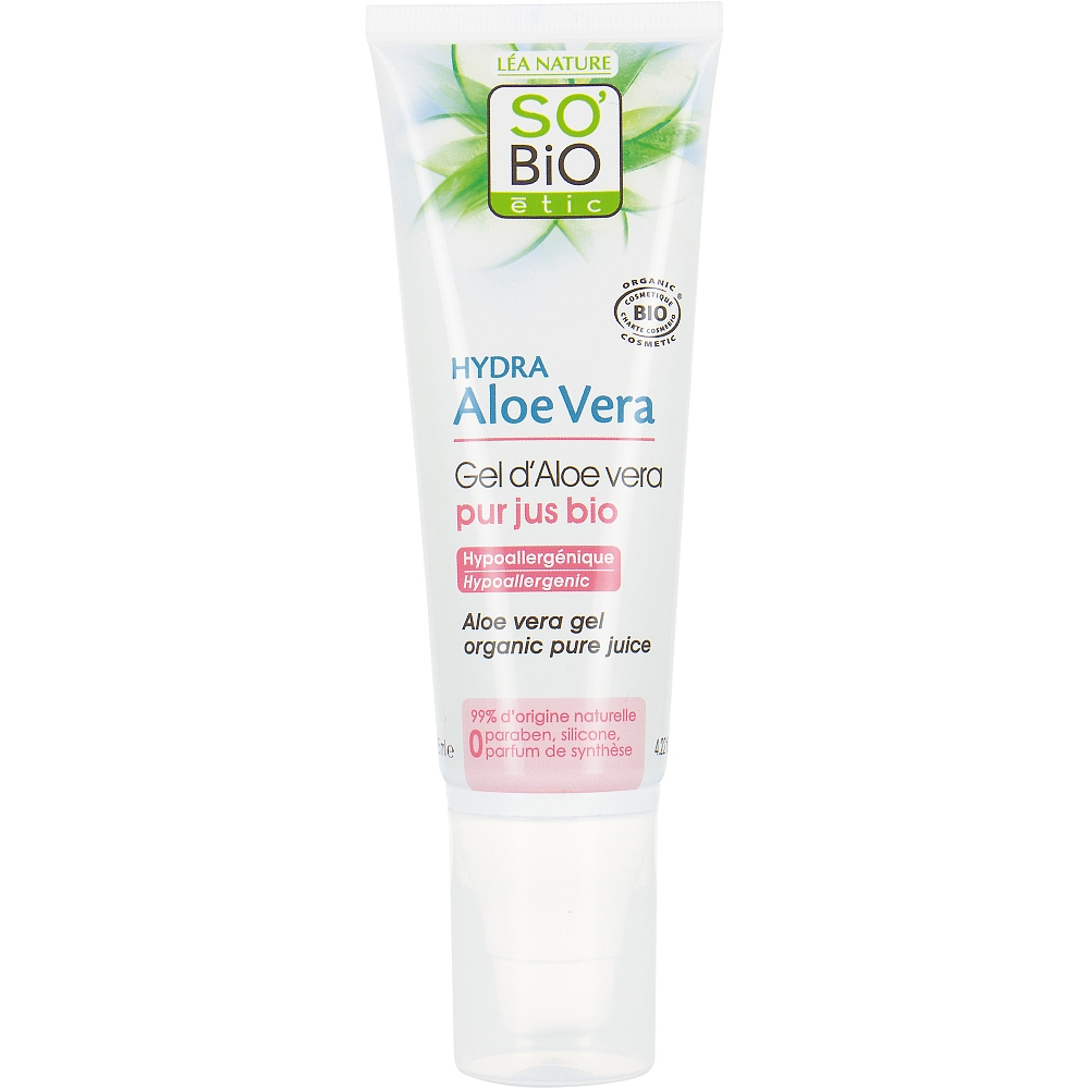 SOBiO etic Pure Organic Aloe Vera Gel 125ml