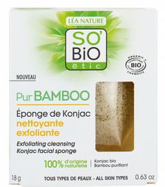 SO'BiO etic SO'BiO etic bamboo konjac facial sponge