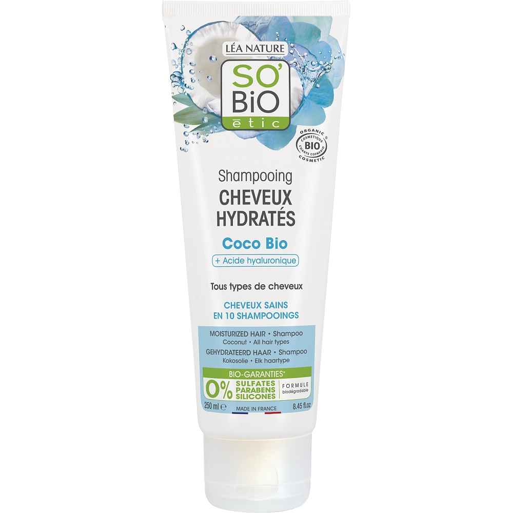 SOBiO etic Haircare Shampoo coco hyaluronic acid 250ml SOBiO etic Haircare Shampoo coco hyaluronic acid 250ml