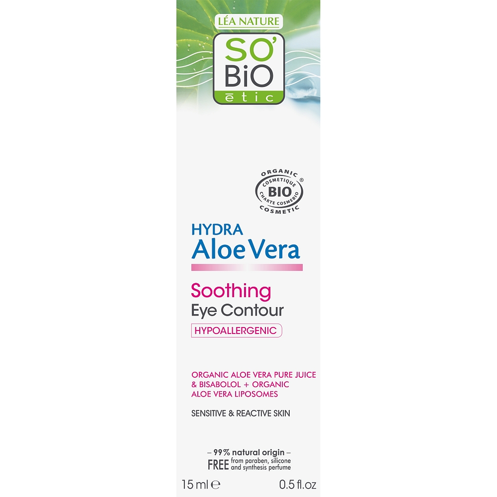 SOBiO etic Soothing Eye Contour Hydra Aloe Vera 15ml