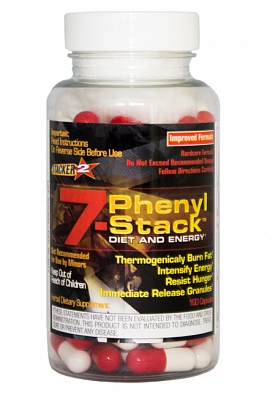 Stacker 2 Ephedra Vrij 7-phenyl Fatburner Stack Diet and Energy Afslankpillen