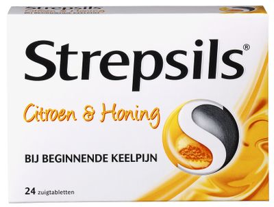 Strepsils Citroen & Honing 24ztabl