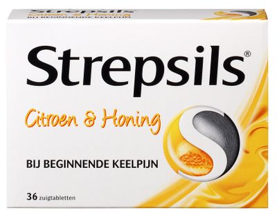 Strepsils Citroen &amp; Honing 36ztabl