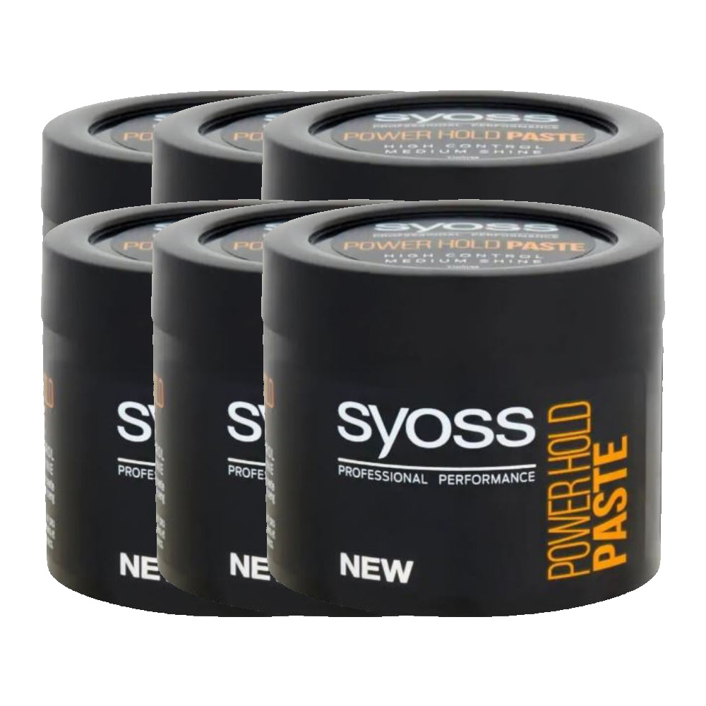 Syoss Men Power Hold Extreme Paste Voordeelverpakking 6x150ml