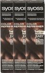 Syoss Color Refresher Mousse Donkerbruin  Voordeelverpakking 3xPer st thumb