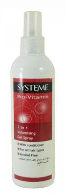 Systeme Pro-vitamin 2in1 Volumising Gel Spray 250ml