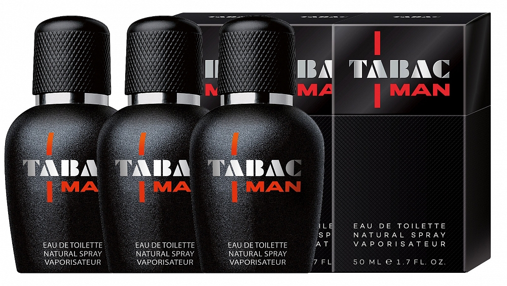 3x50ml Tabac Eau De Toilette Man Natural Spray Voordeelverpakking
