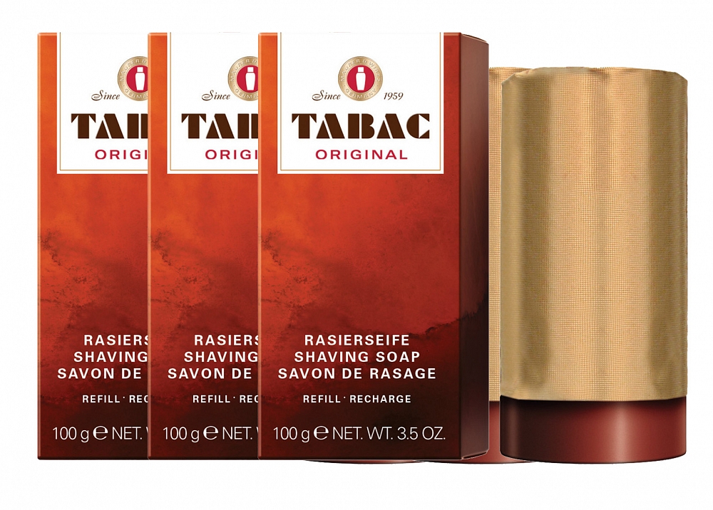 3x100gra Tabac Original Shaving Stick Navulling Voordeelverpakking