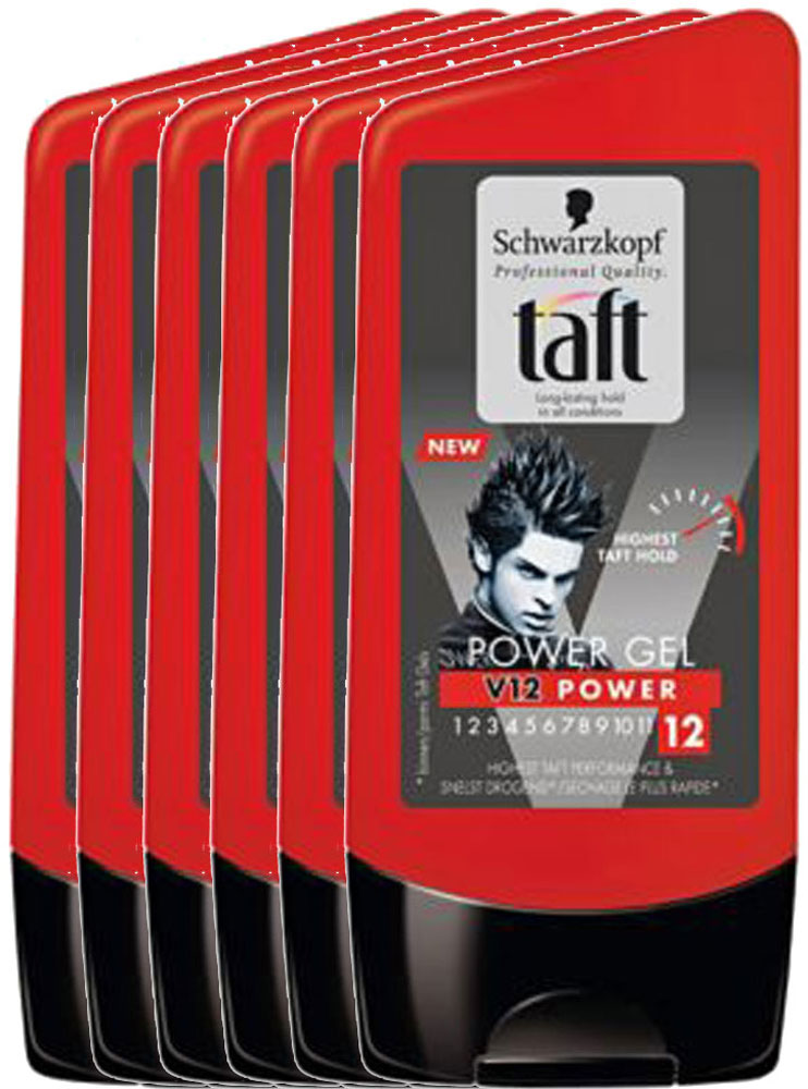 Taft V12 Power Gel Voordeelverpakking 6x150ml