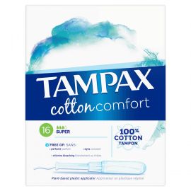 Tampax Tampax Tampons Compak Super Cotton Comfort