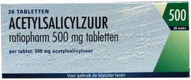 Teva Teva Acetylsalicylzuur 500 mg